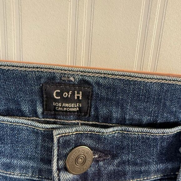 Citizens of Humanity Jeans Rocket Crop High Rise Skinny Raw Hem Stretch - Picture 9 of 9